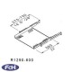 1u Sliding Rack Shelf - 560mm Depth